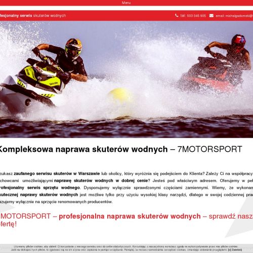 Skuteczna naprawa skuterów wodnych