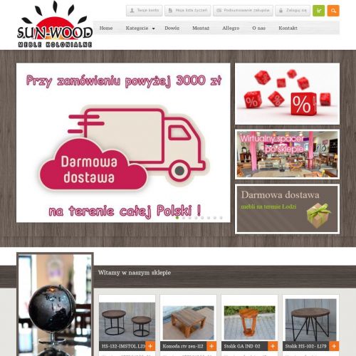 Łódź - komody indyjskie