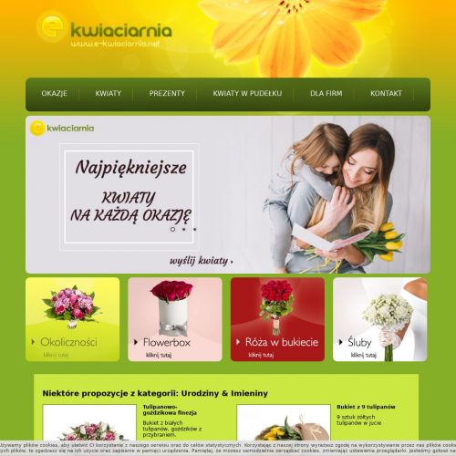 Kwiaty przez internet - Poznań