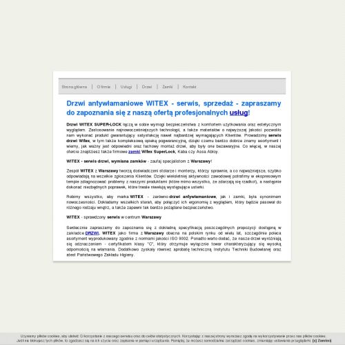 Witex superlock w Warszawie