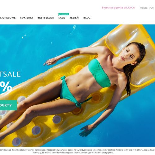 Kostium kąpielowy push up