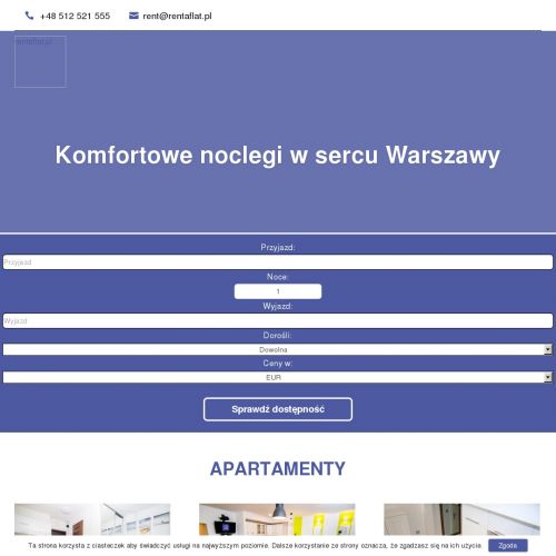 Apartamenty firmowe w Warszawie