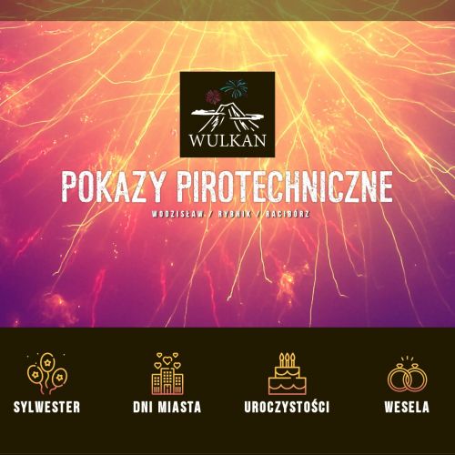 Racibórz - pokaz fajerwerków