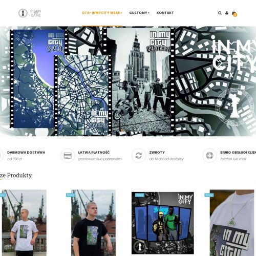 Naszyjnik custom streetwear - Warszawa