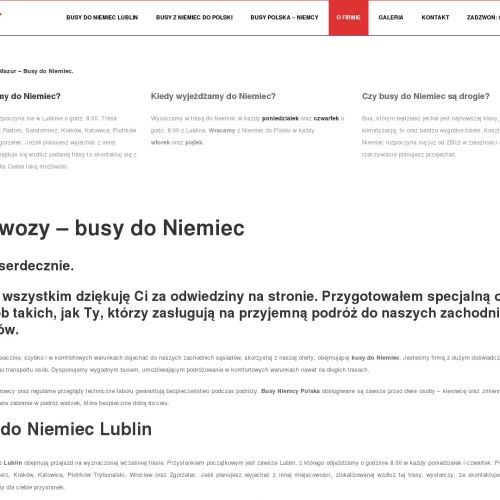 Busy polska niemcy - Lublin