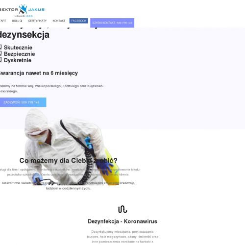 Dezynfekcja lokali gastronomicznych w Ostrowie Wielkopolskim