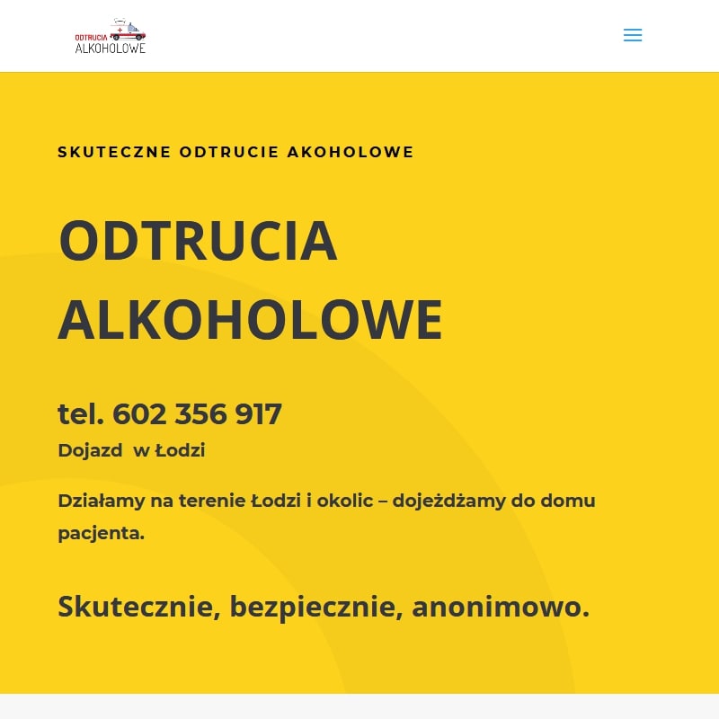 Łódź - odtrucia alkoholowe w łodzi