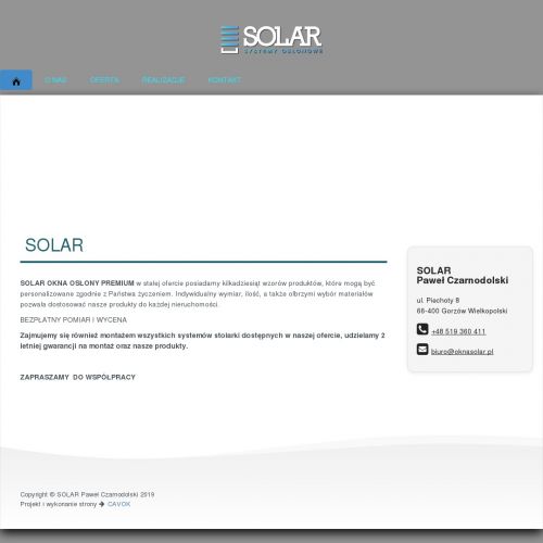 Rolety nadstawne w Świebodzinie