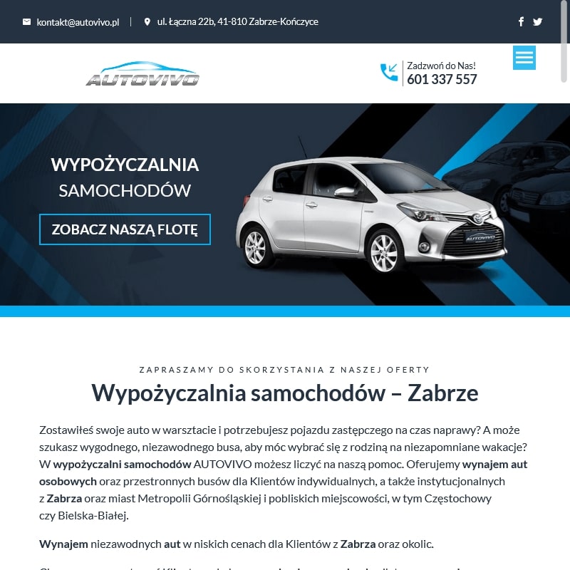 Katowice - tania wypożyczalnia samochodów