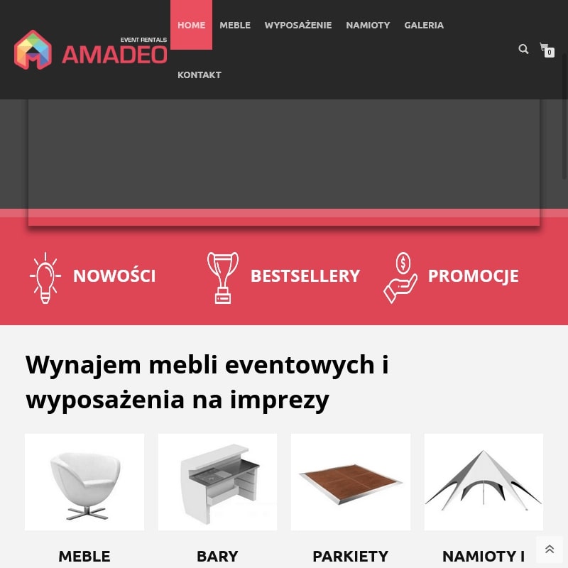 Meble eventowe wynajem - Warszawa