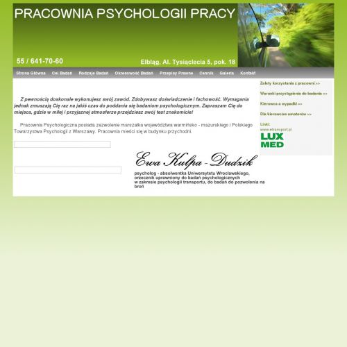 Badania psychologiczne kierowców - Elbląg