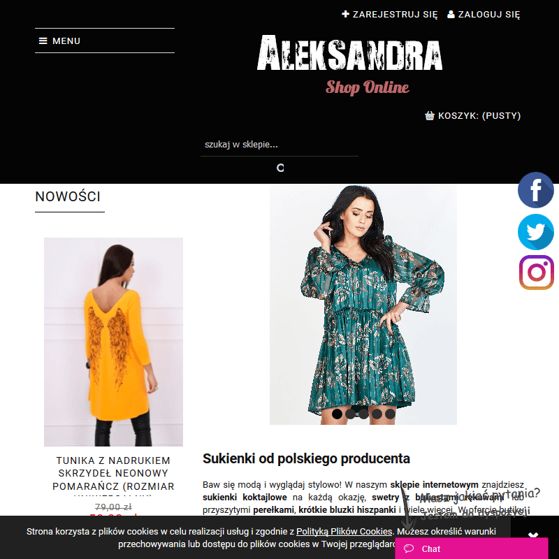 Ubrania polskiej produkcji