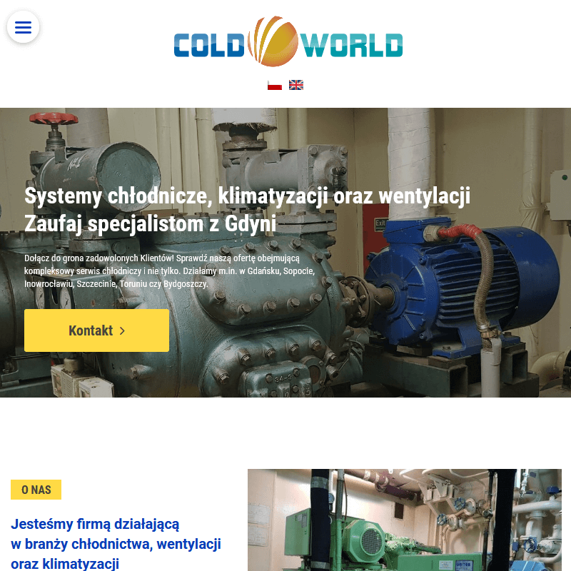 Conversion of refrigeration systems w Gdyni