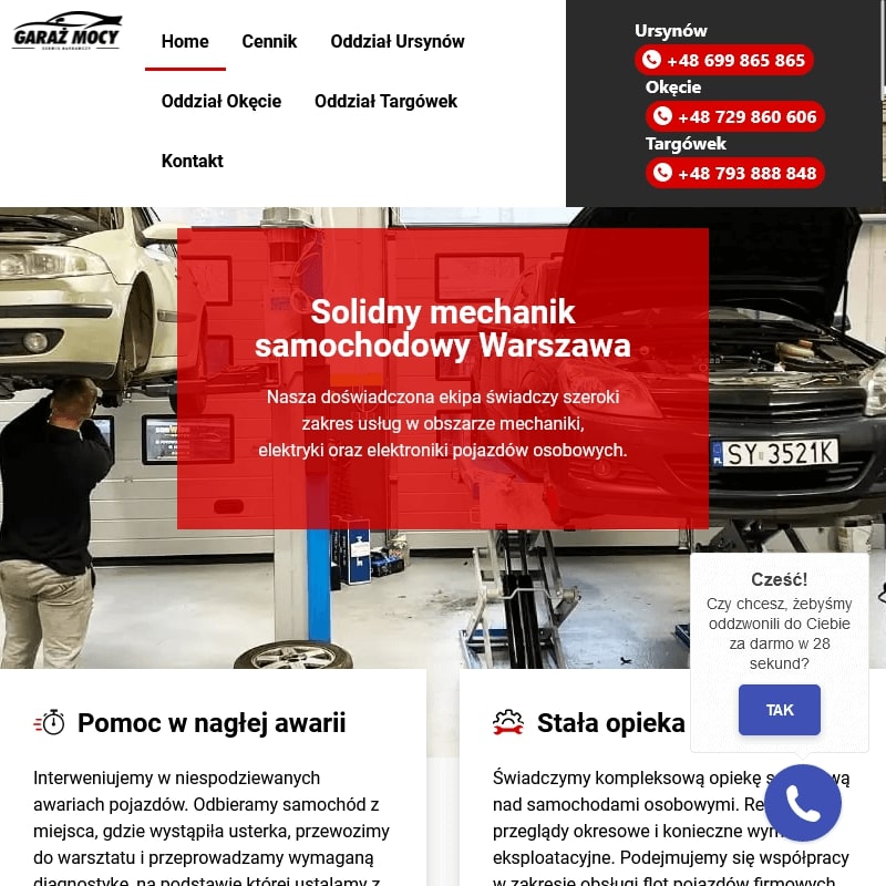 Warszawa - serwis samochodowy ursynów