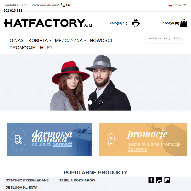 Kapelusz homburg - Warszawa