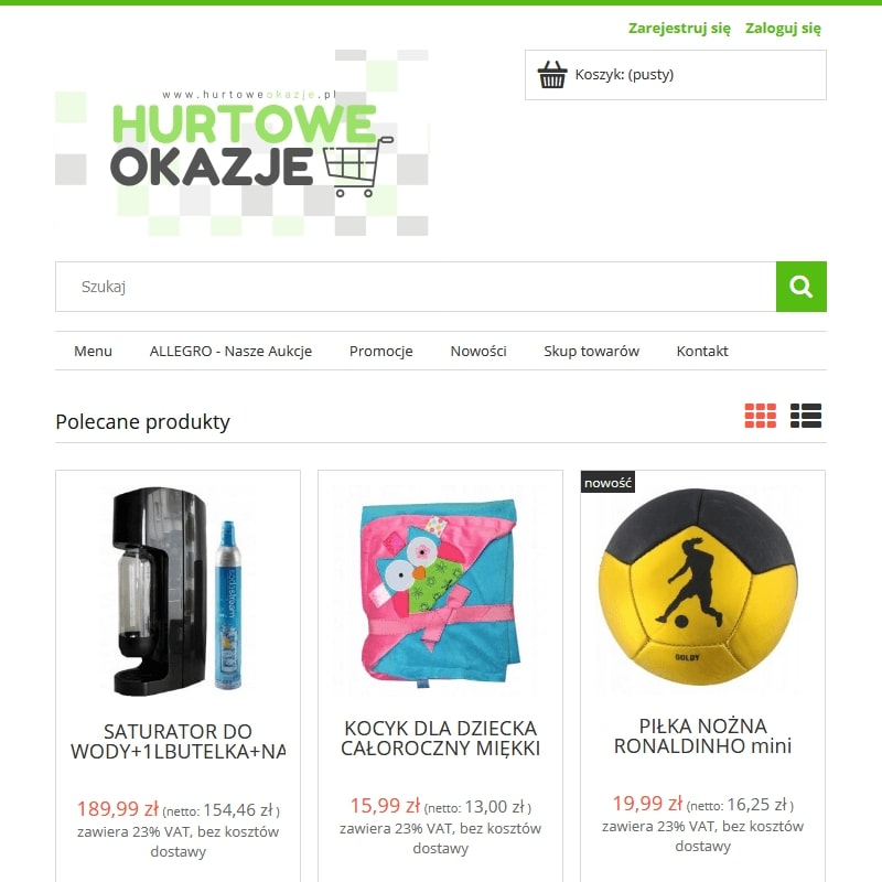 Skup nadwyżek magazynowych