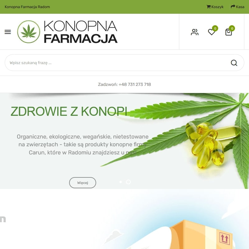 Radom - wegańskie produkty z konopi sklep