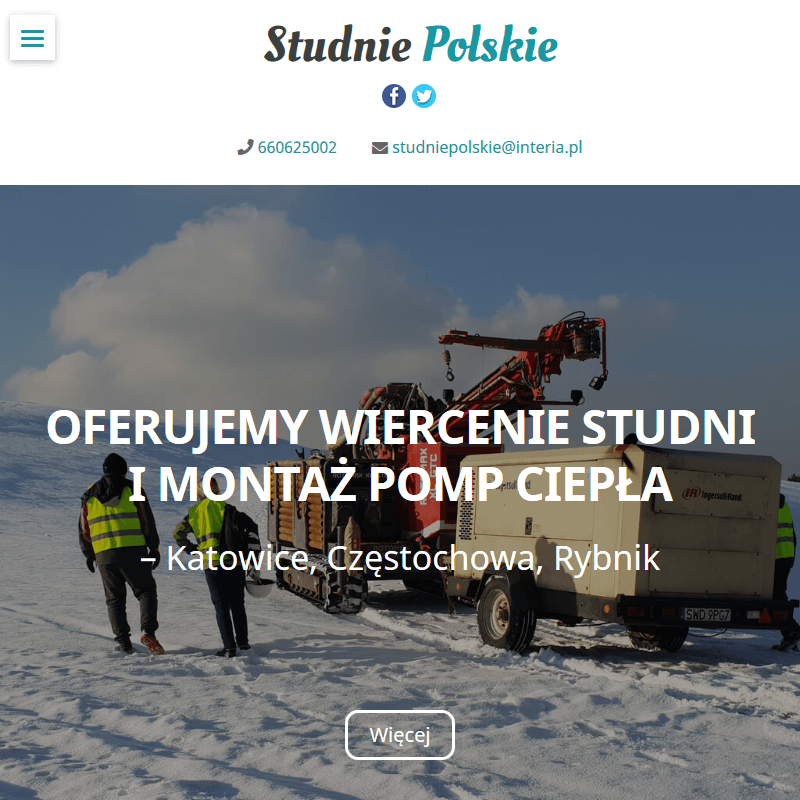 Zawiercie - odwierty pod pompy ciepła