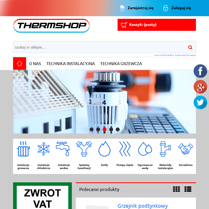 Rozdzielacz do co nierdzewny - Białystok